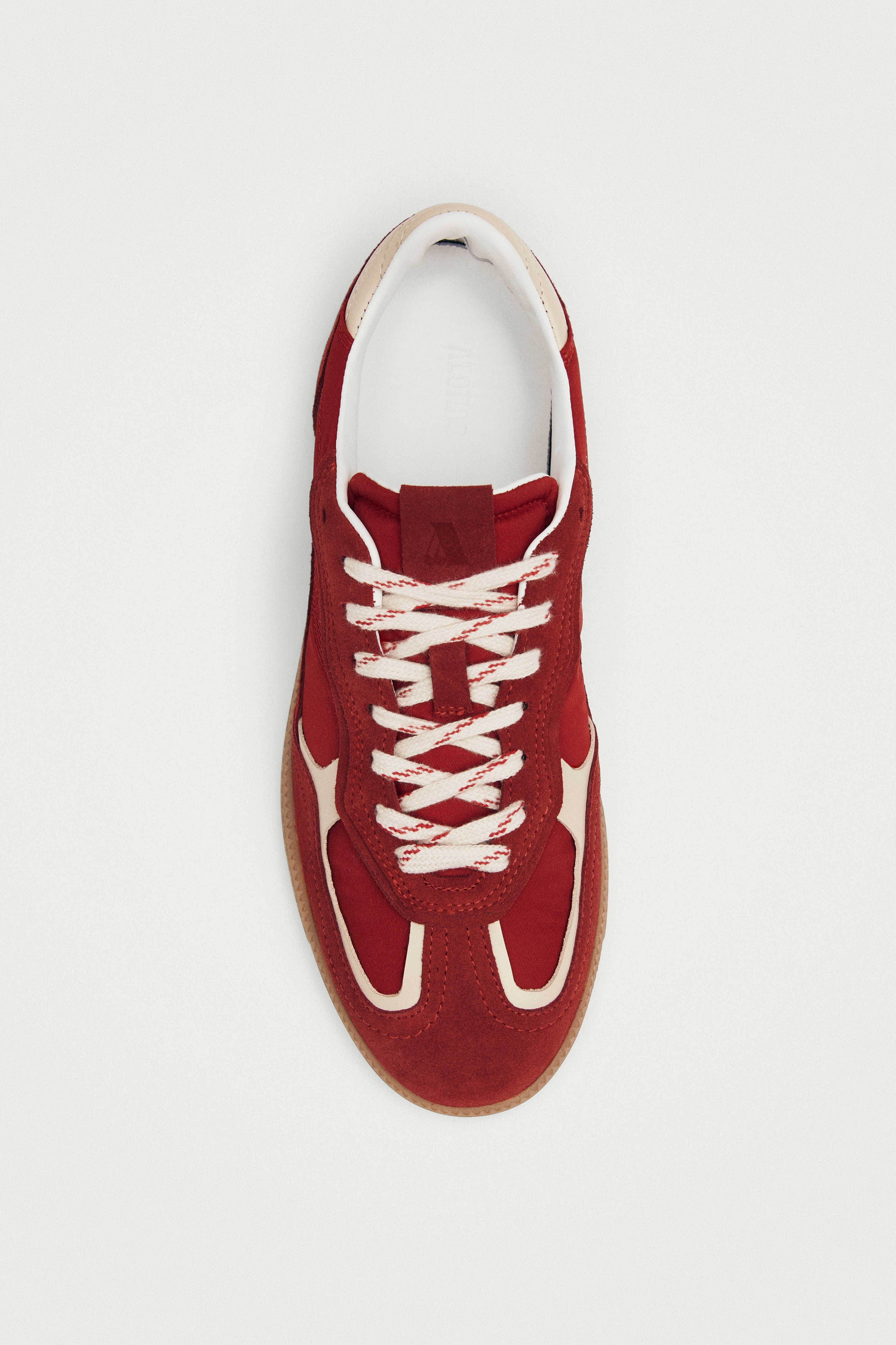 Tb.490 Rife Sheen Red Leather Sneakers