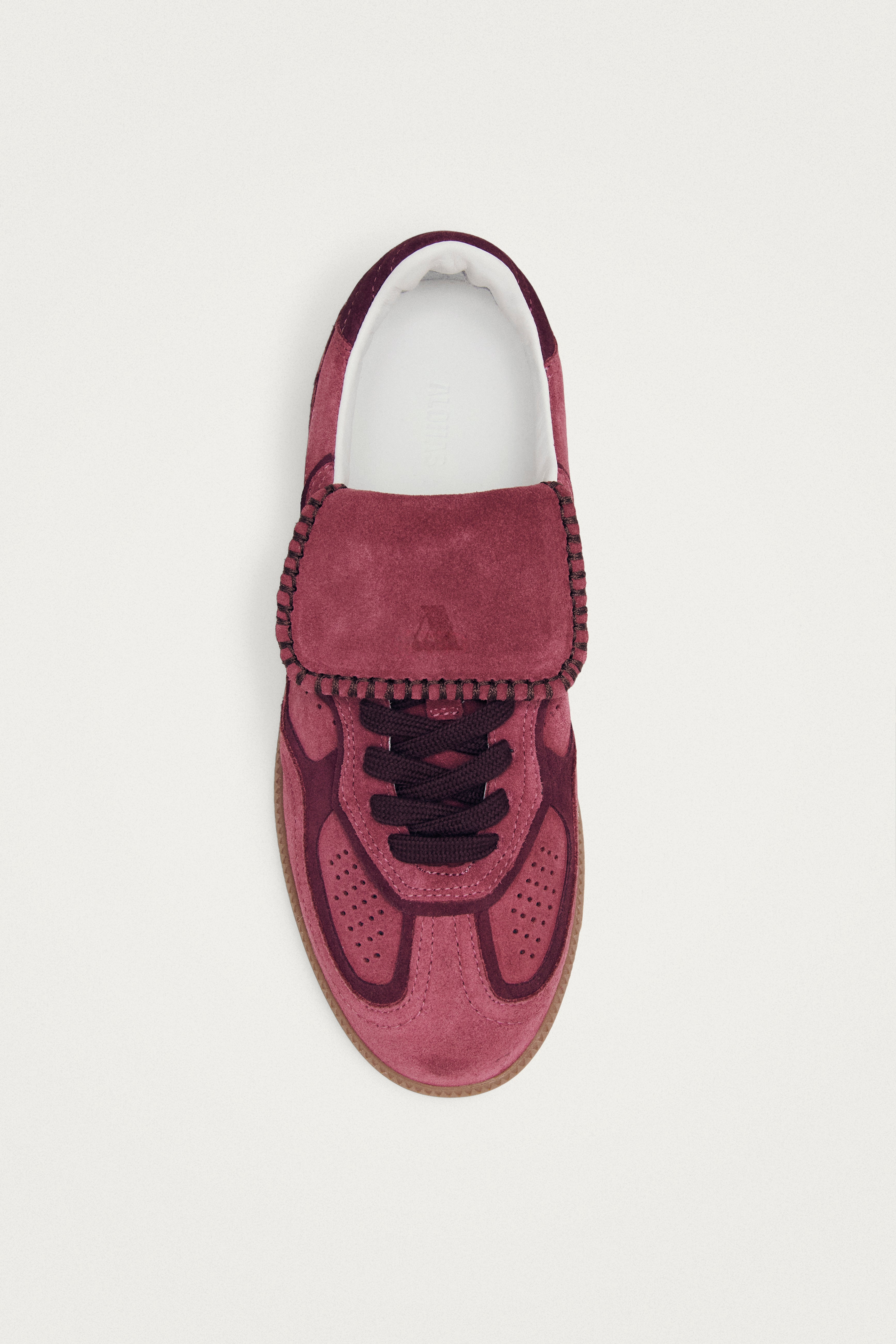 Tb.490 Club Suede Raspberry Leather Sneakers