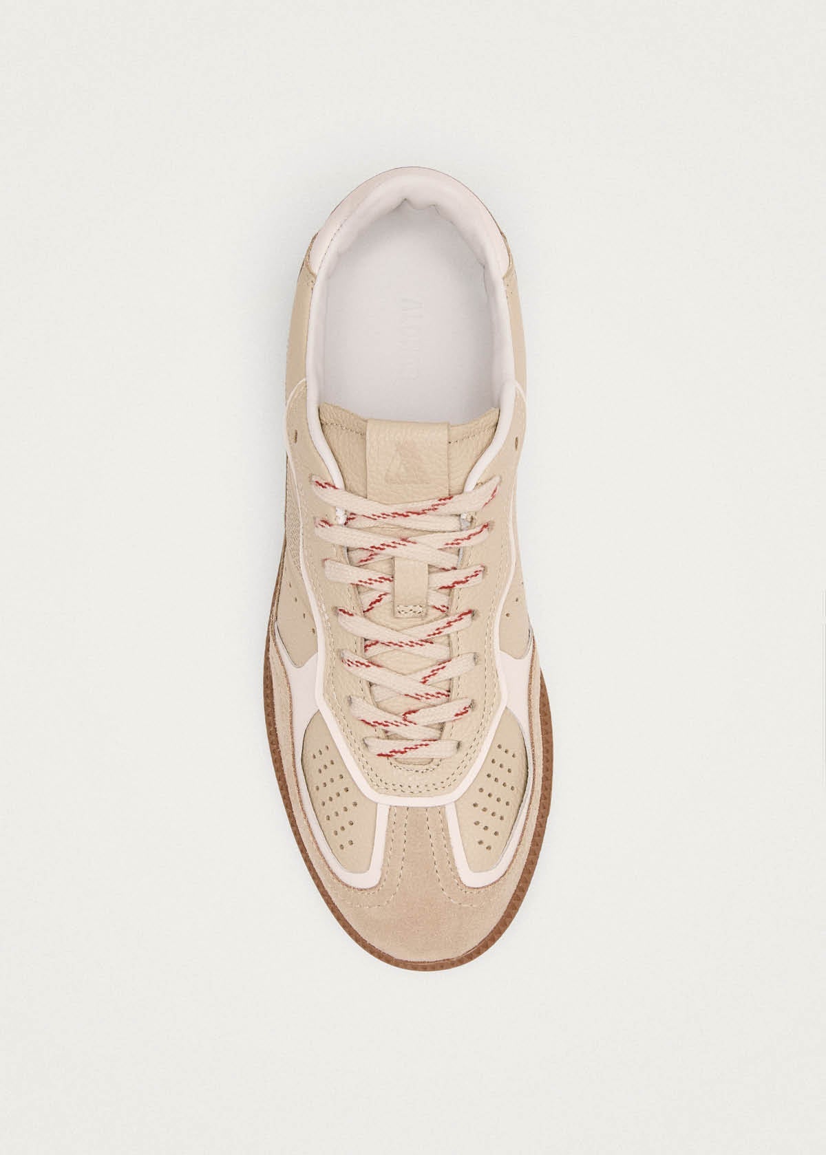 Tb.490 Rife Grain Cream Leather Sneakers