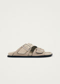 Alba Suede Beige Leather Sandals