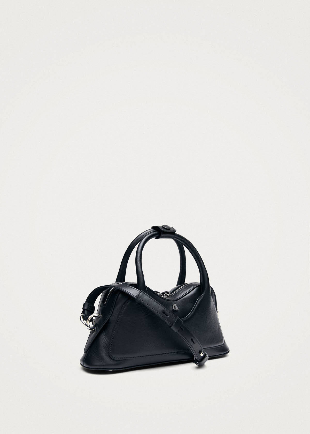 Hilma Mini Black Leather Bag