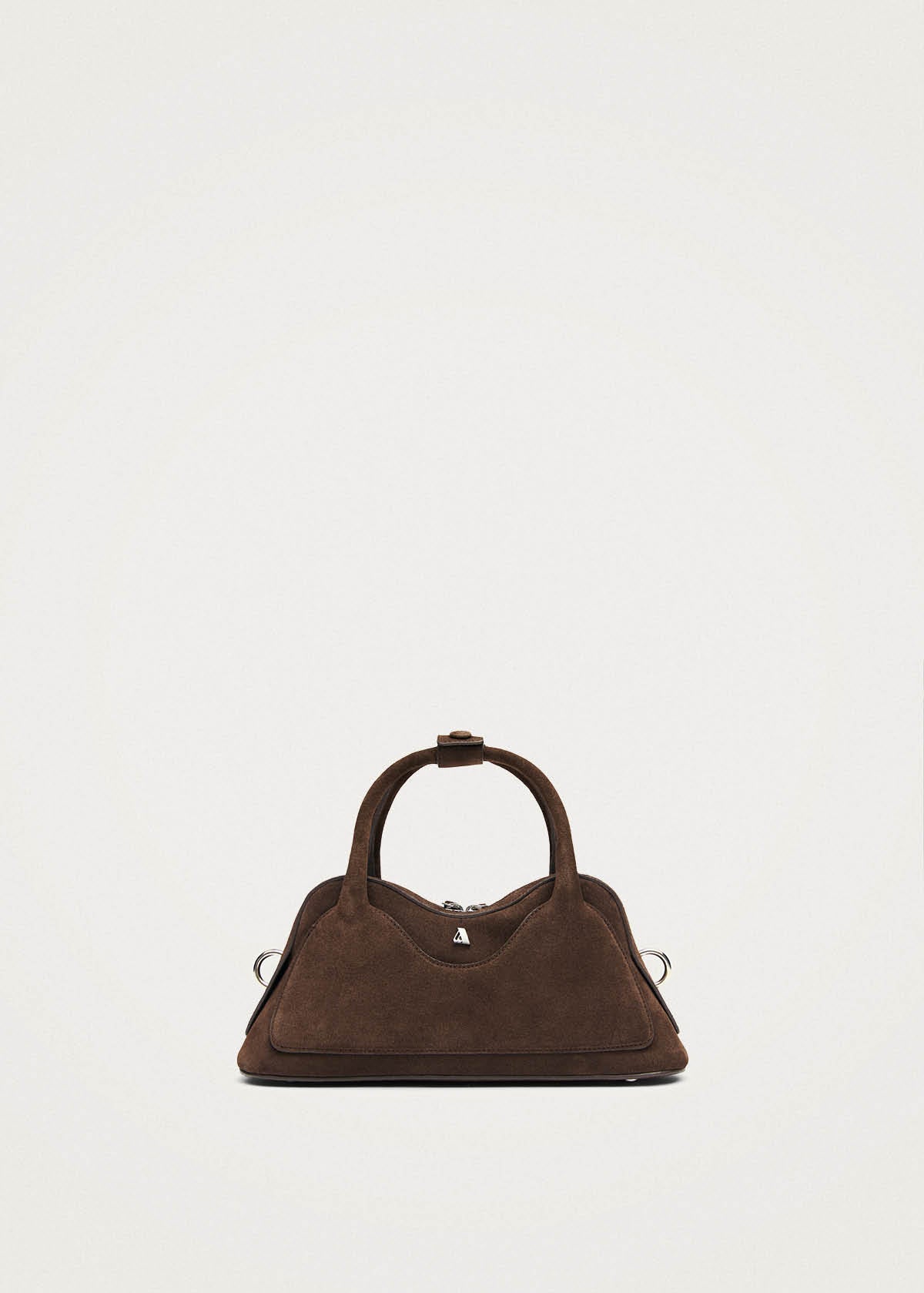 Hilma Mini Suede Brown Leather Bag