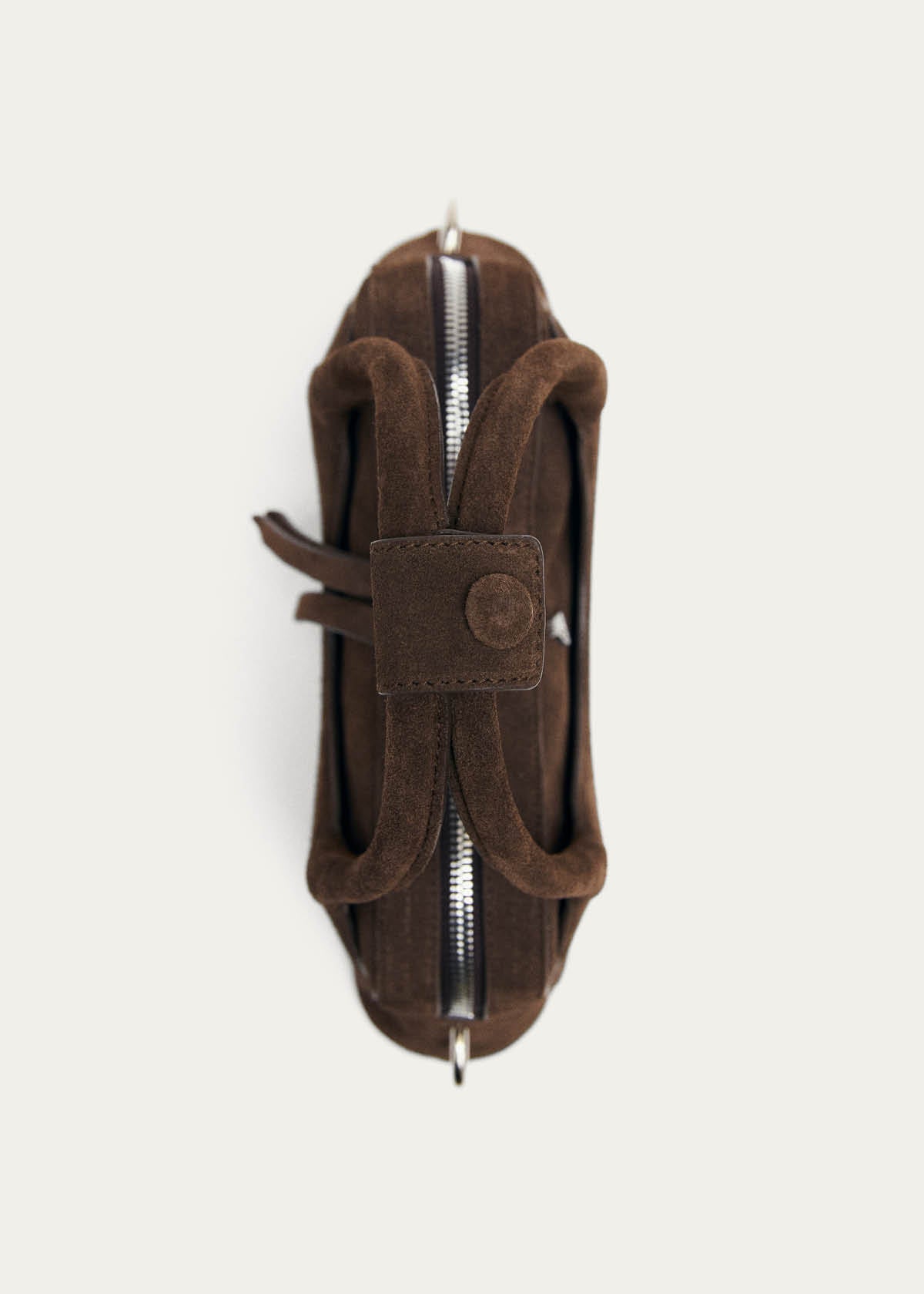 Hilma Mini Suede Brown Leather Bag