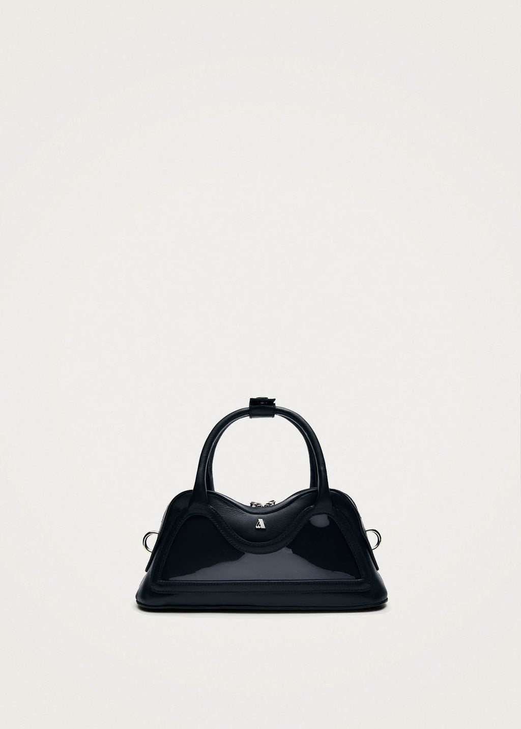 Hilma Mini Vinyl Black Leather Bag