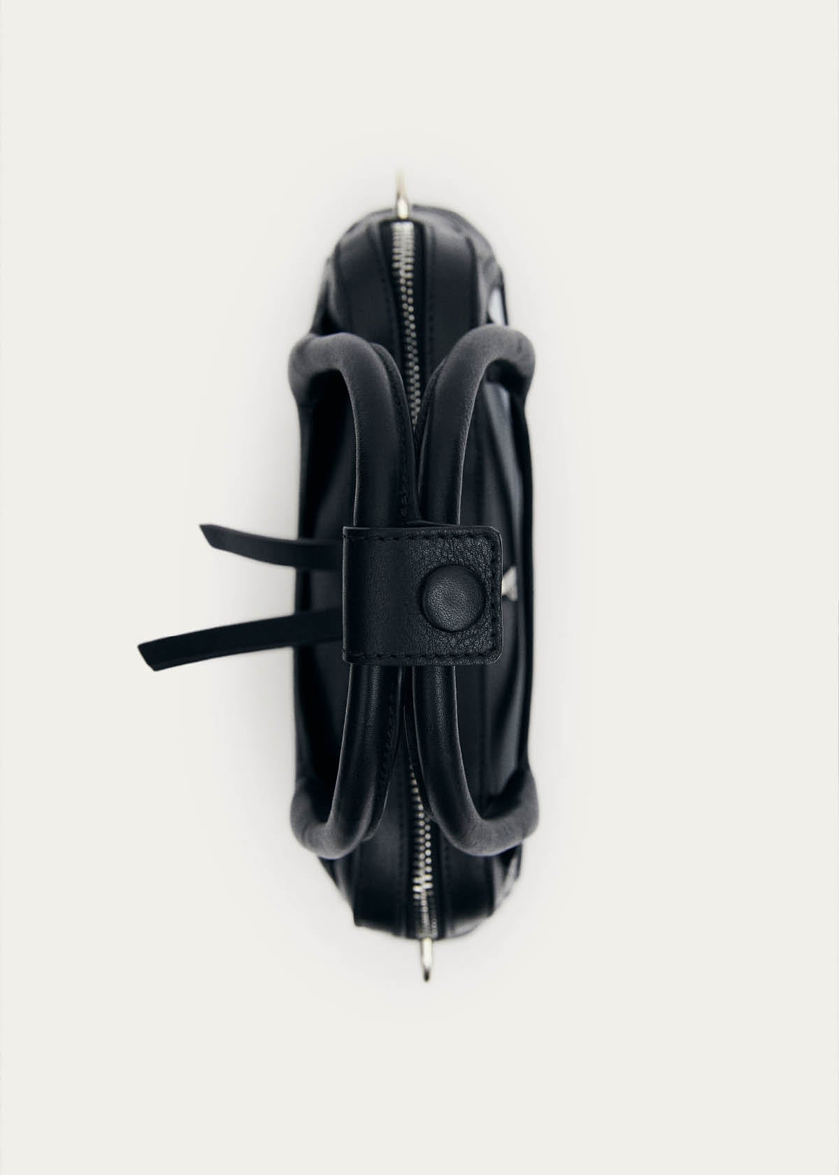 Hilma Mini Vinyl Black Leather Bag