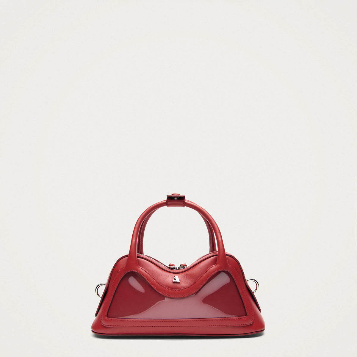 Hilma Mini Vinyl Red Leather Bag