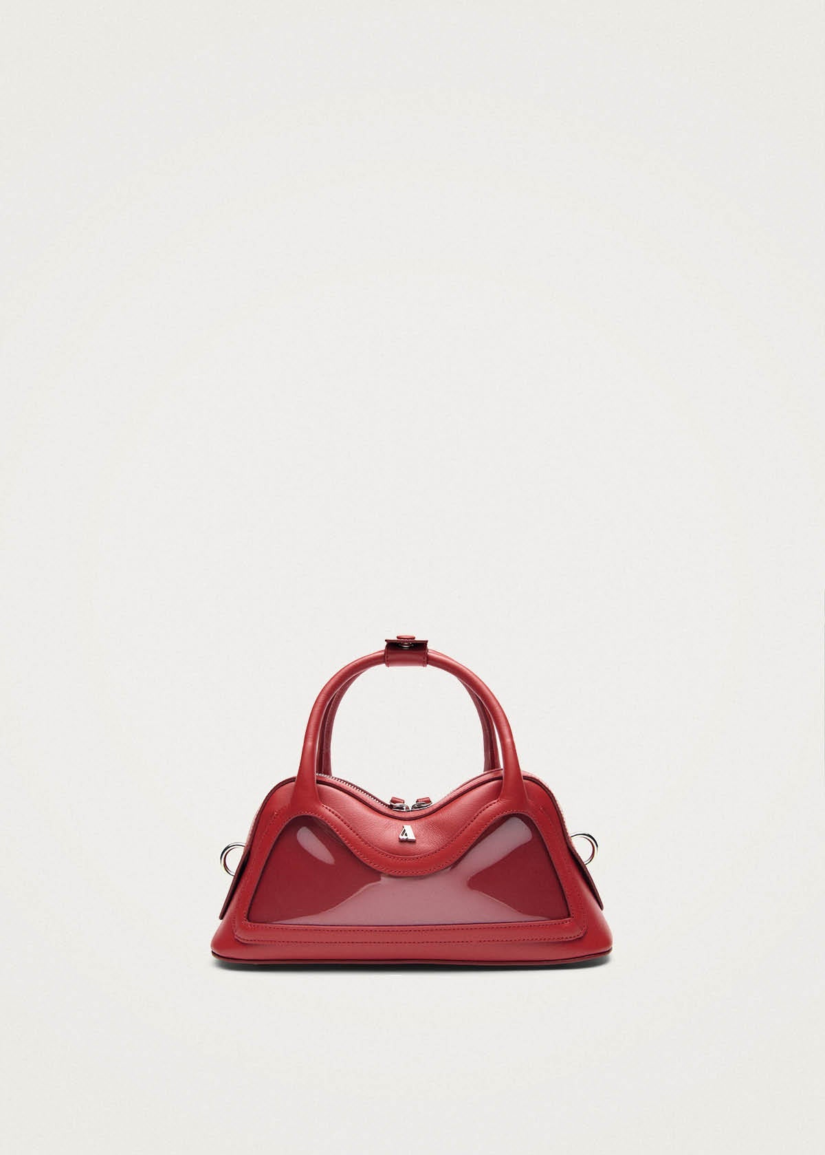 Hilma Mini Vinyl Red Leather Bag