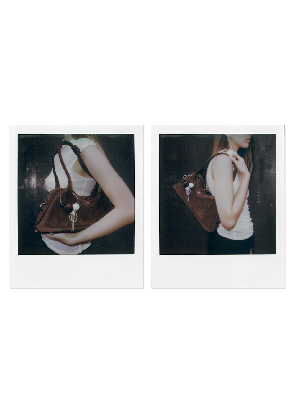 Hilma Suede Brown Leather Bag
