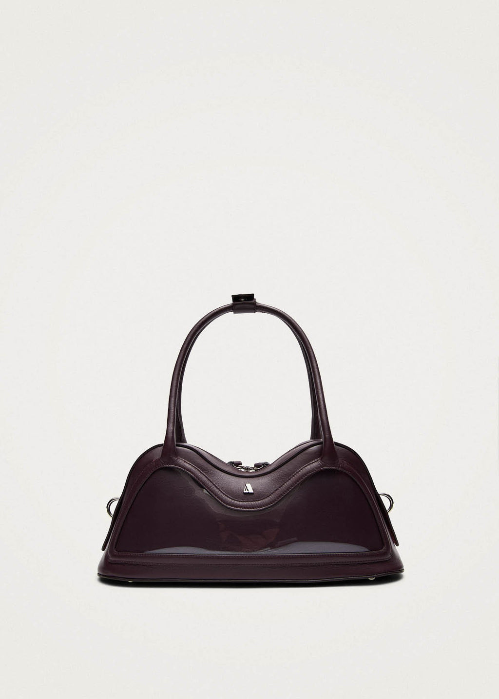 Hilma Vinyl Burgundy Leather Bag