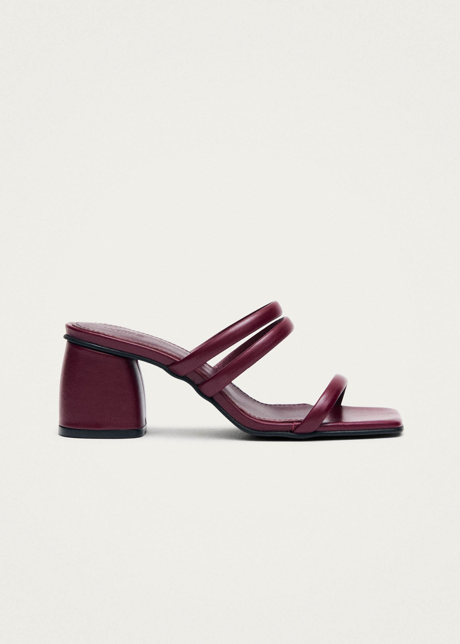 Indiana Bare Burgundy Leather Sandals