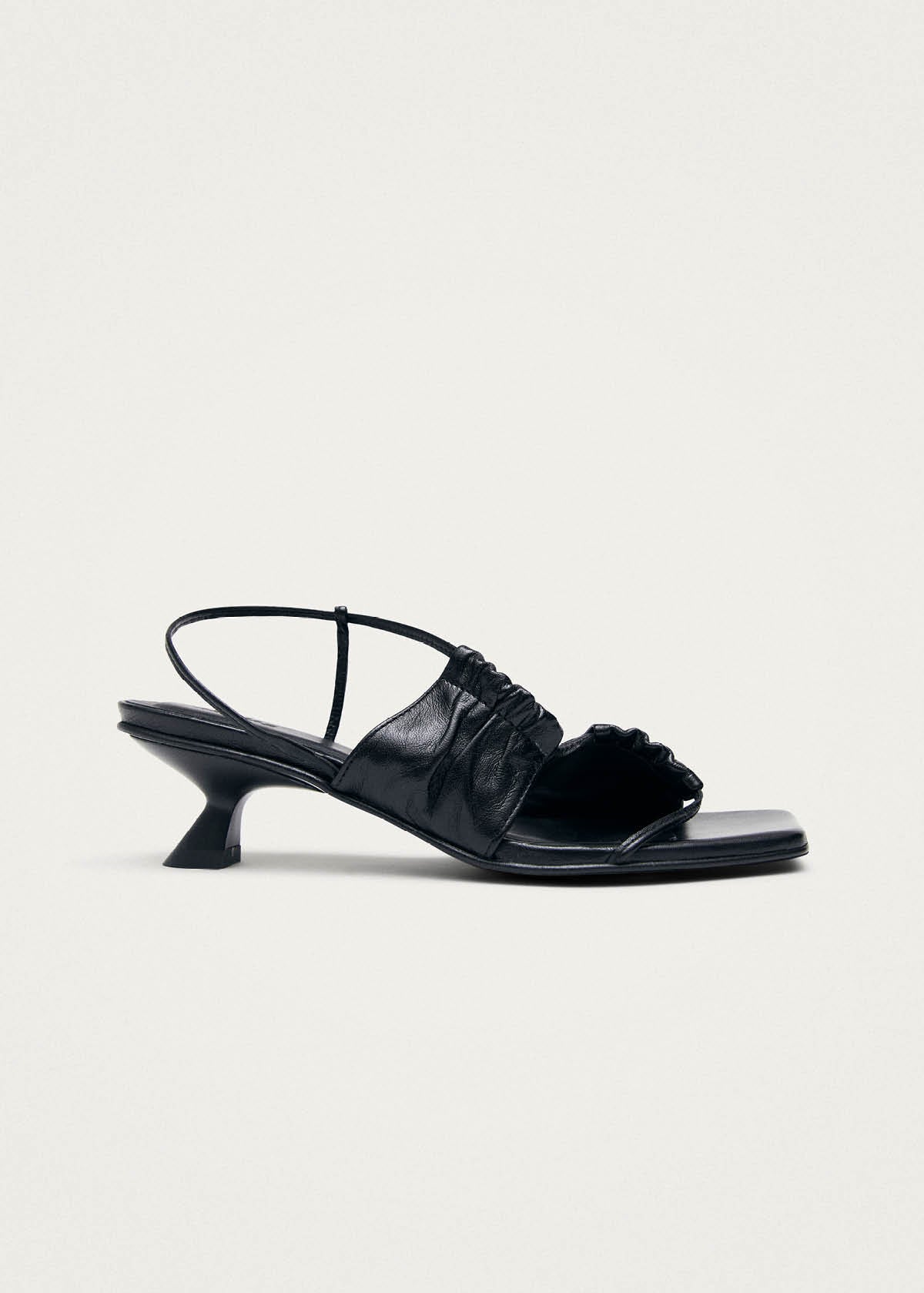 Juniper Black Leather Sandals