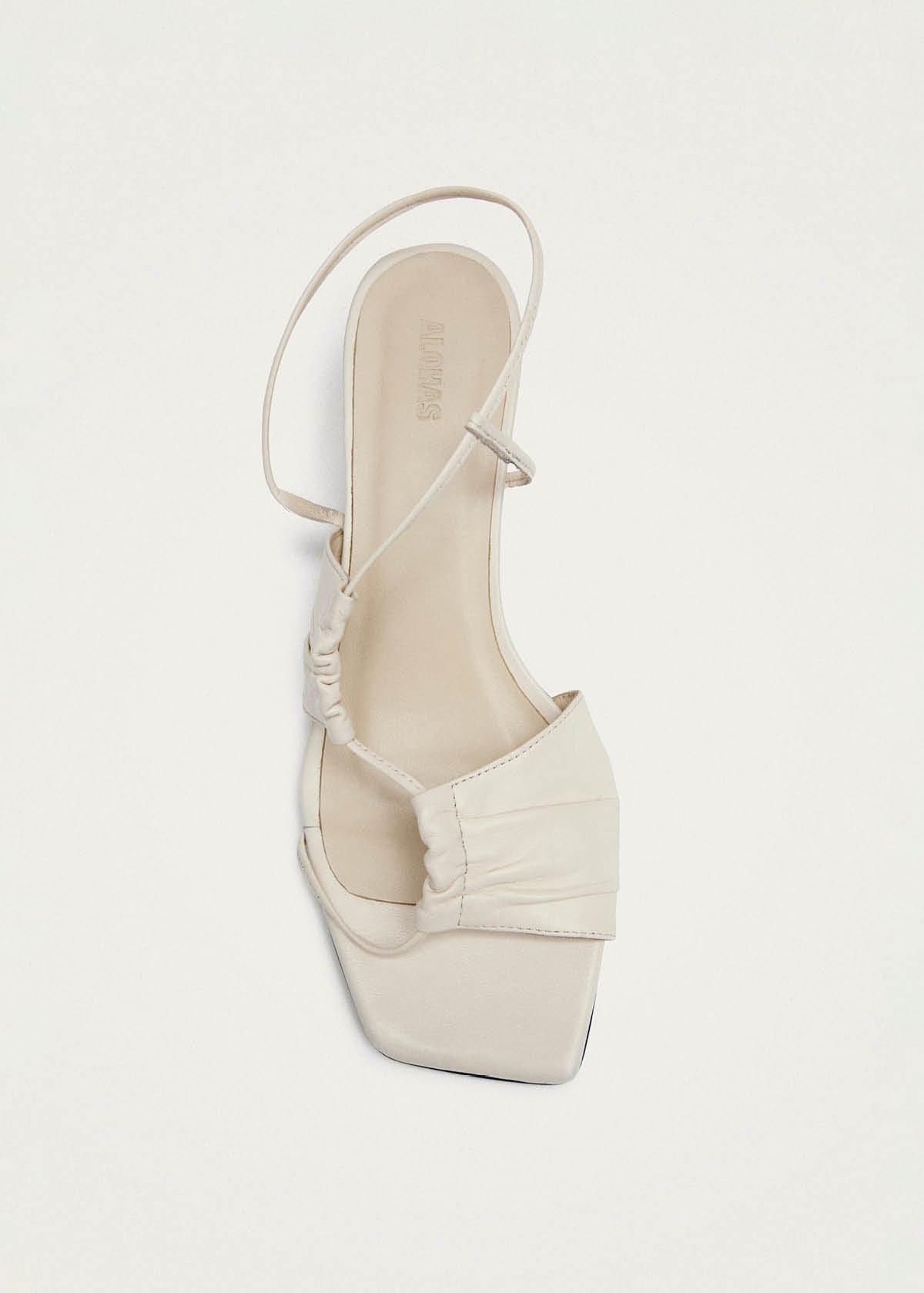 Juniper Cream Leather Sandals