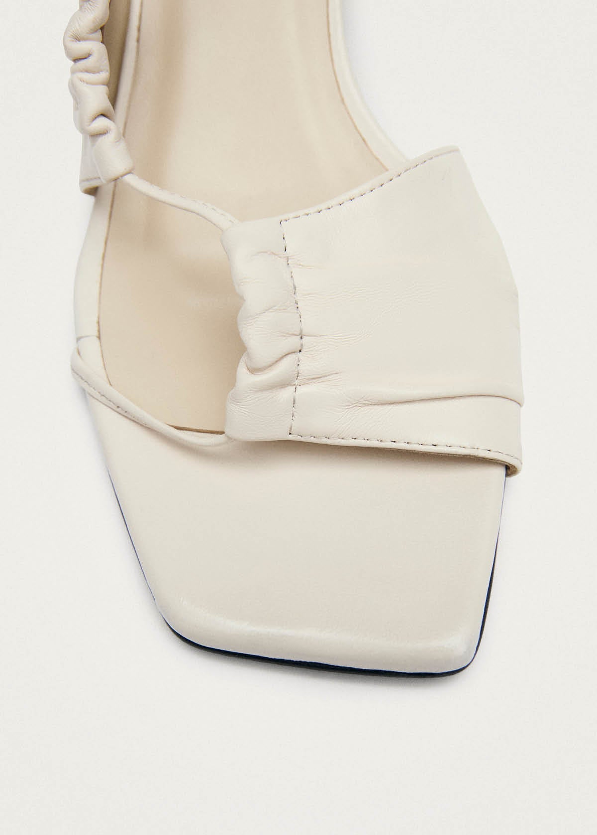 Juniper Cream Leather Sandals
