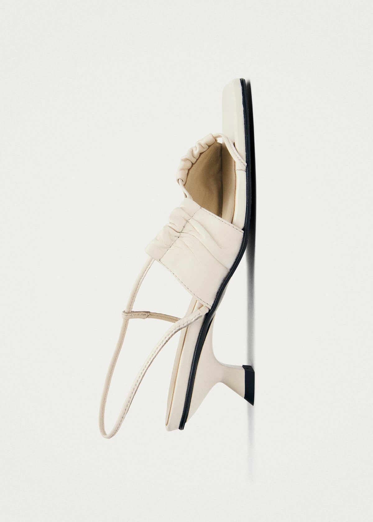 Juniper Cream Leather Sandals