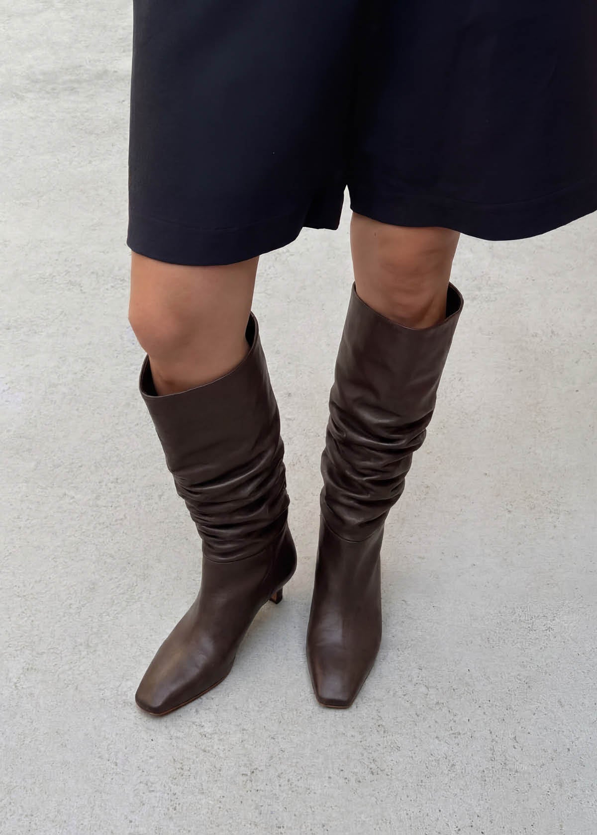 Kalila Brown Leather Boots