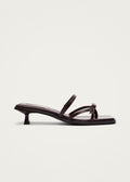 Liko Rift Dark Brown Leather Sandals