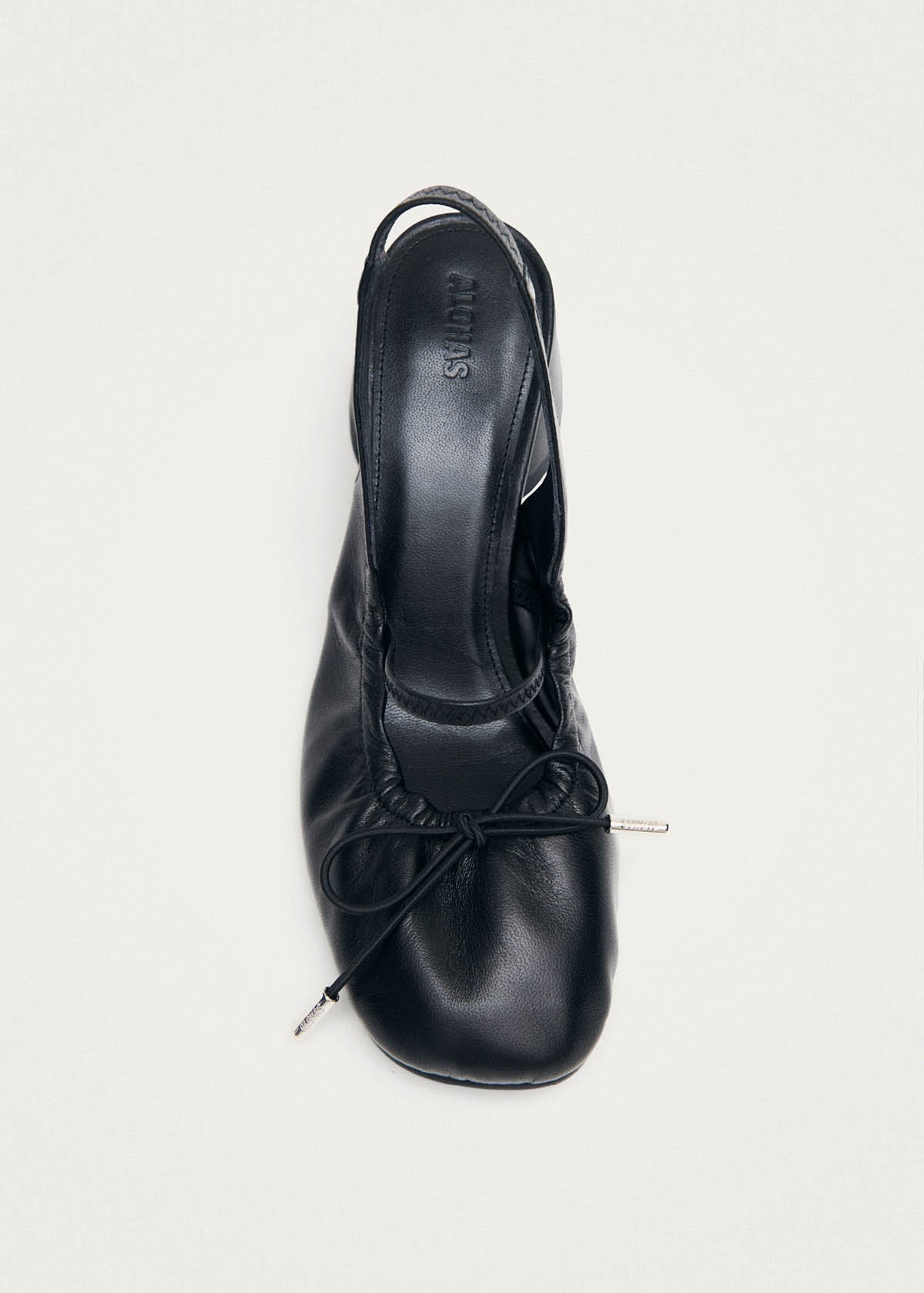 Marly Black Leather Pumps