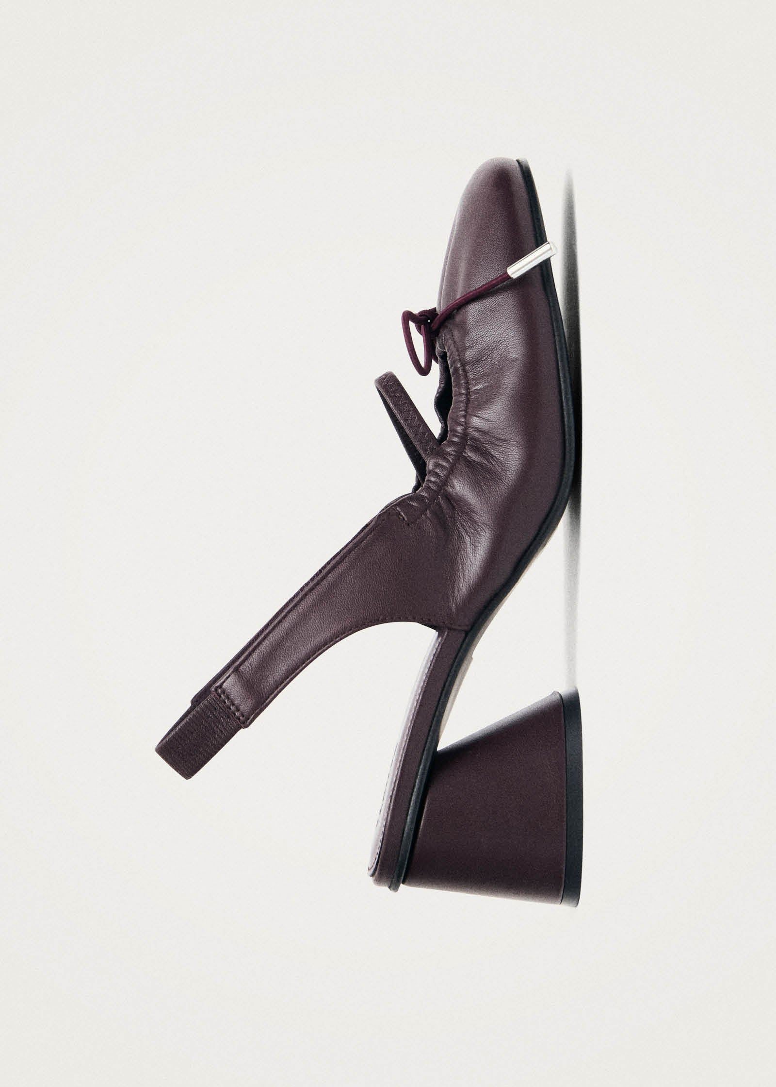 Marly Burgundy Leather Pumps