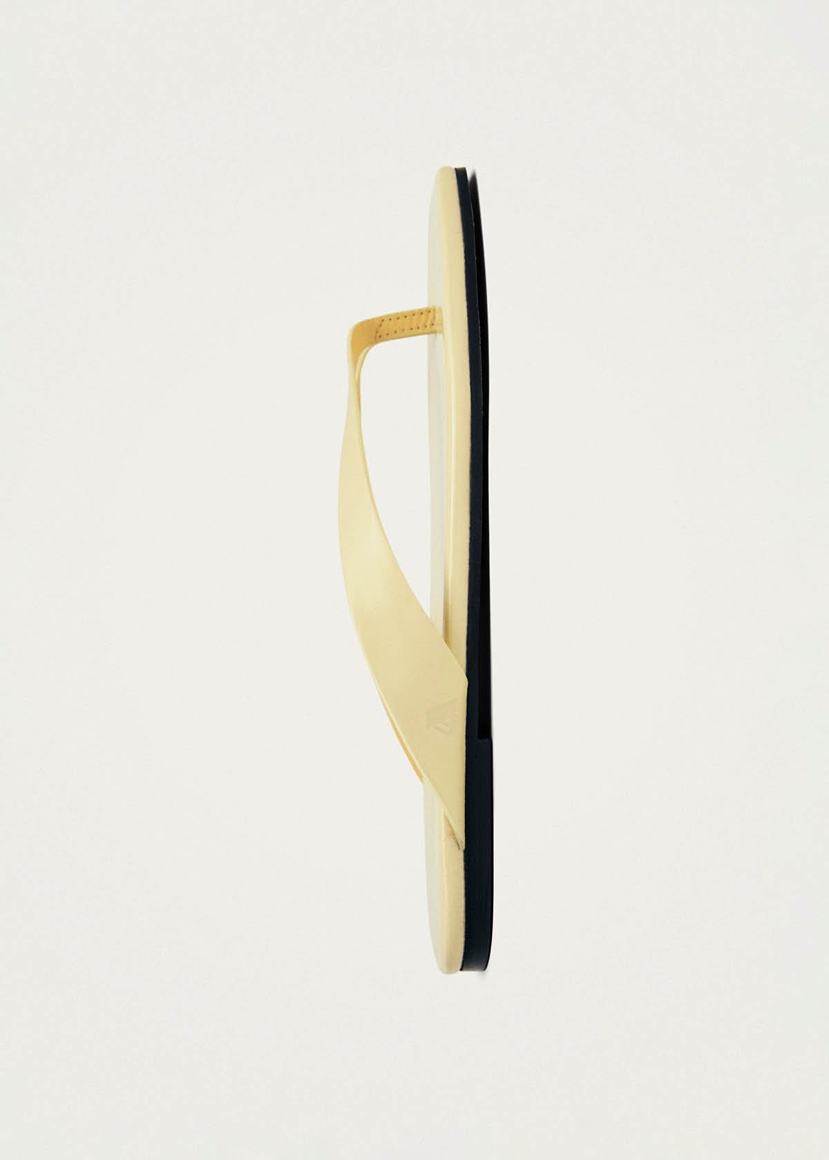 Ola Pale Yellow Leather Sandals