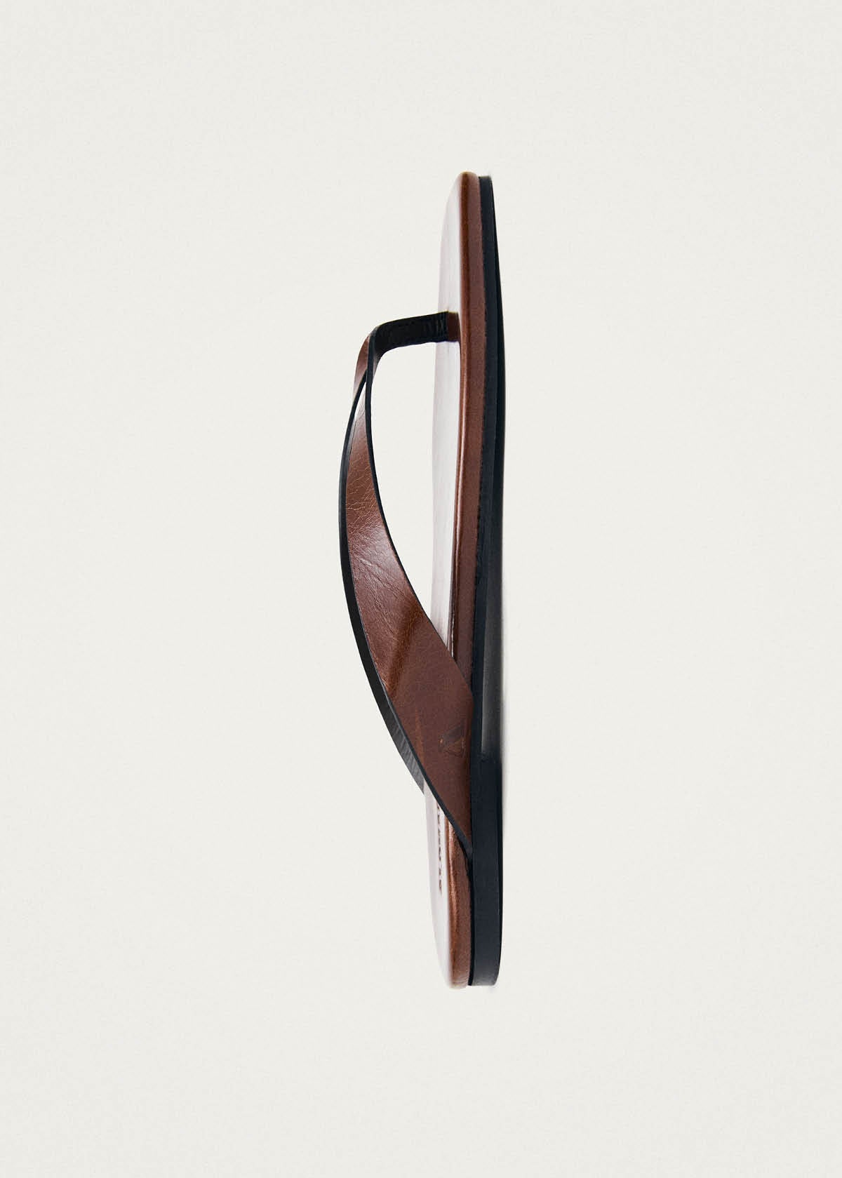 Ola Rift Brown Leather Sandals