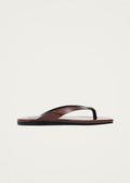 Ola Rift Brown Leather Sandals