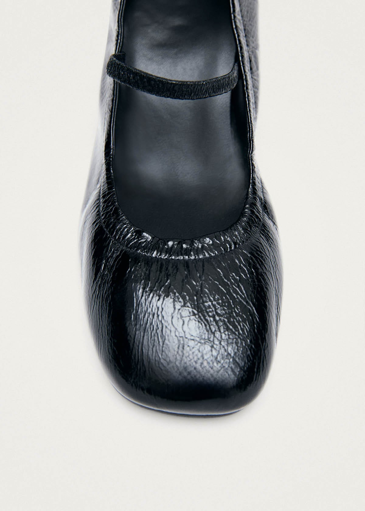 Rhiane Patent Black Leather Pumps