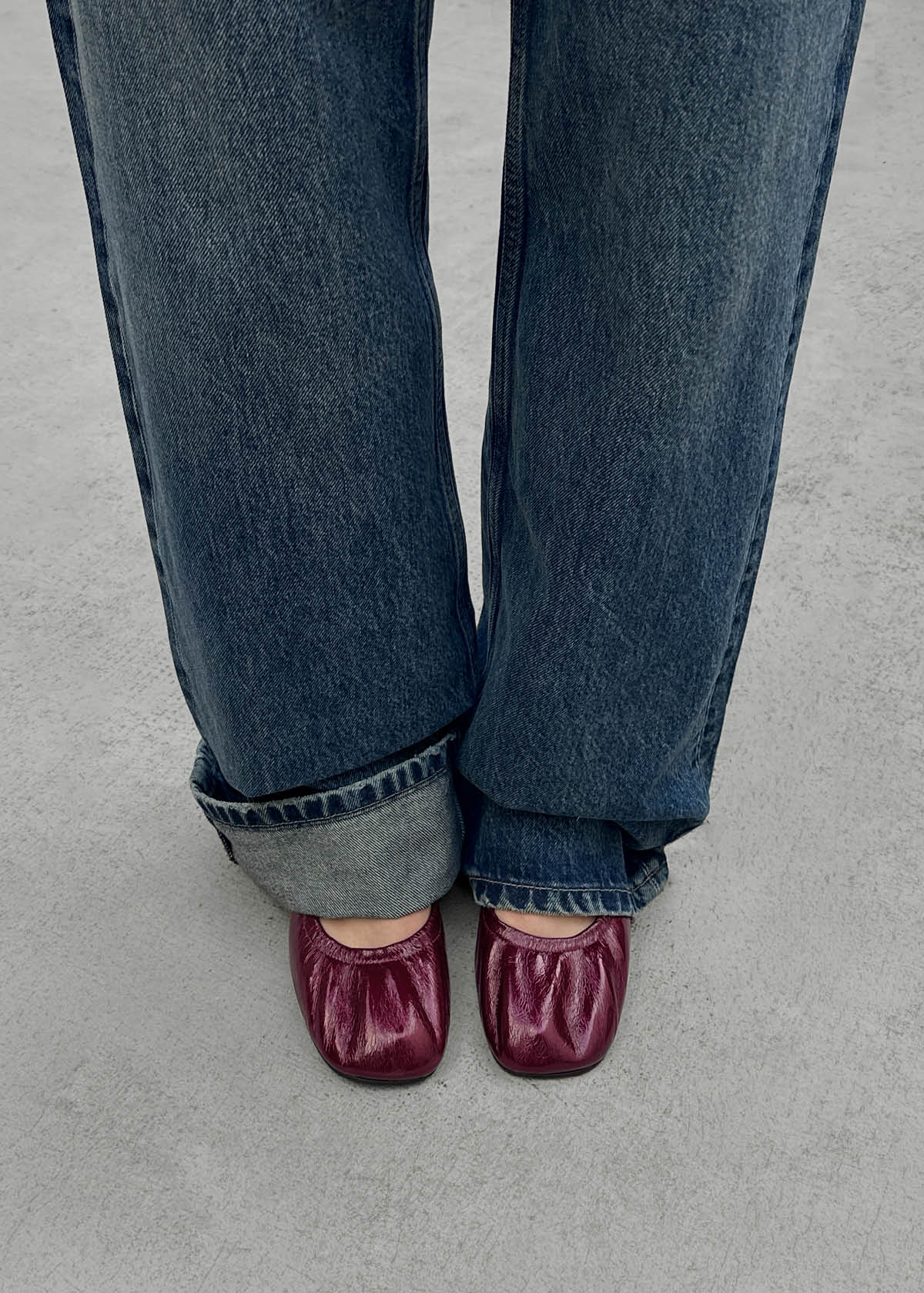 Rhiane Patent Burgundy Leather Pumps