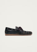 Rowan Sporty Vintage Effect Brown Leather Loafers