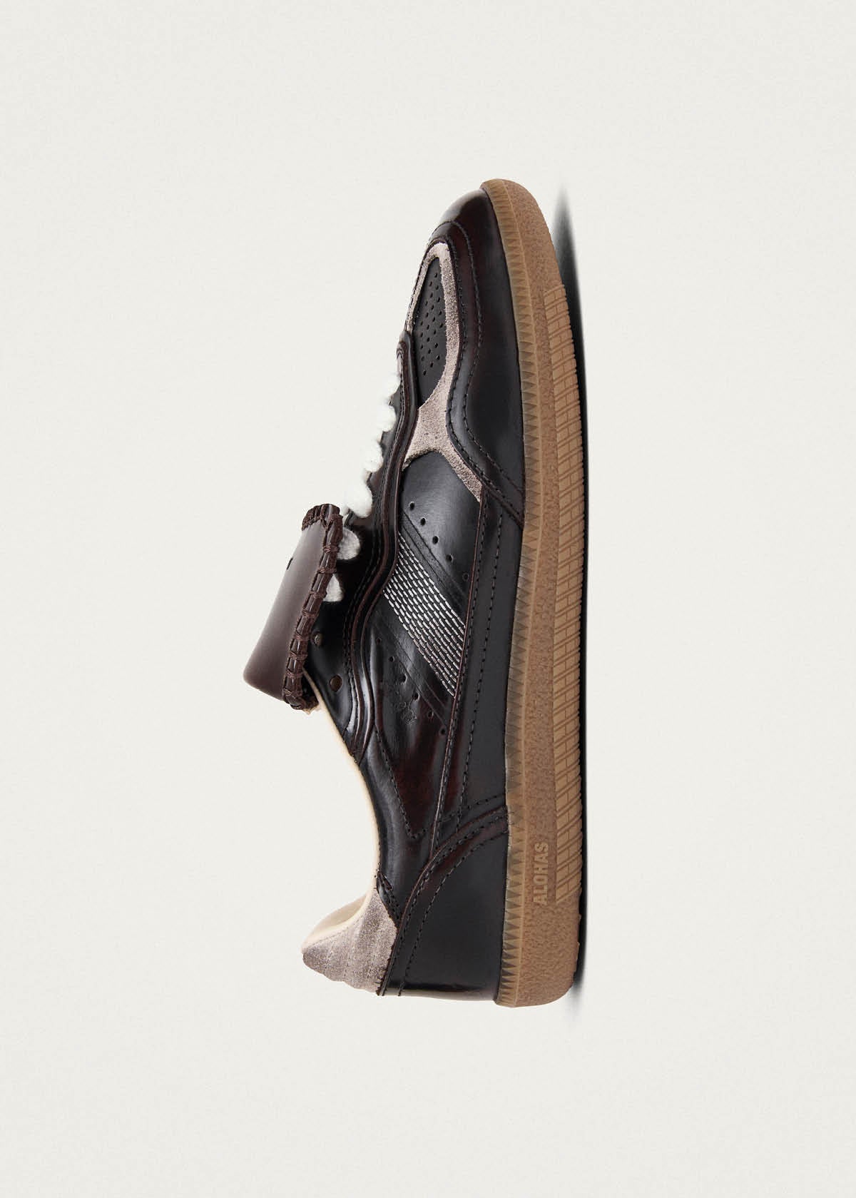 Tb.490 Club Brushed Dark Chocolate Leather Sneakers