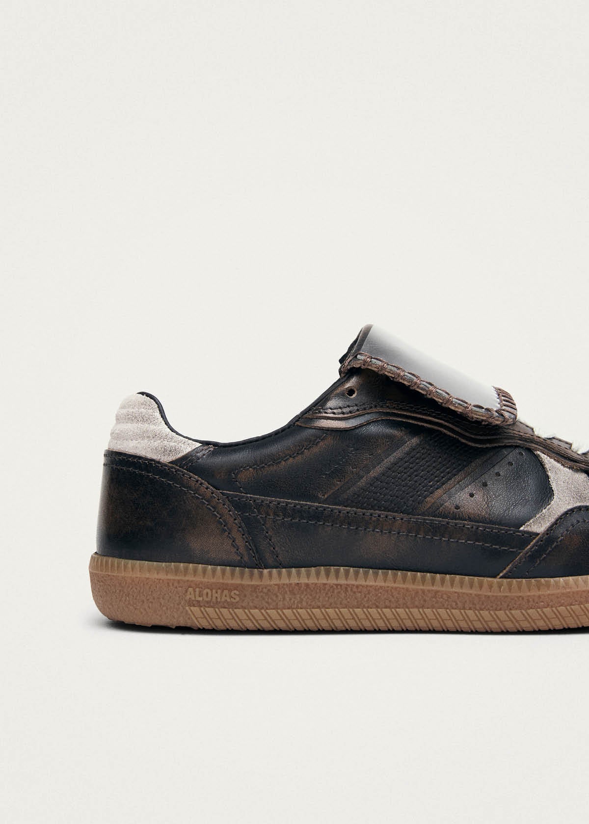 Tb.490 Club Vinyl Vintage Effect Brown Leather Sneakers