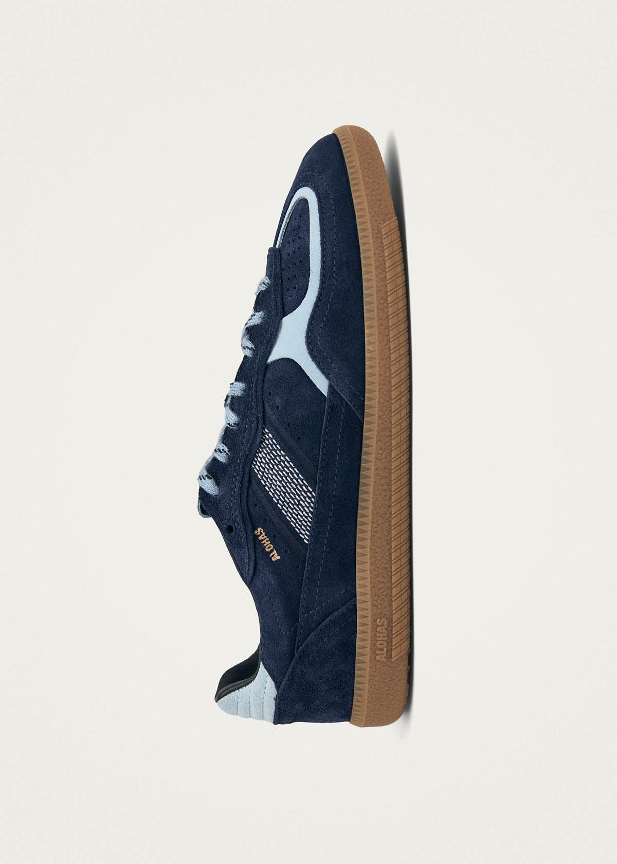 Tb.490 Rife Blue Tones Leather Sneakers