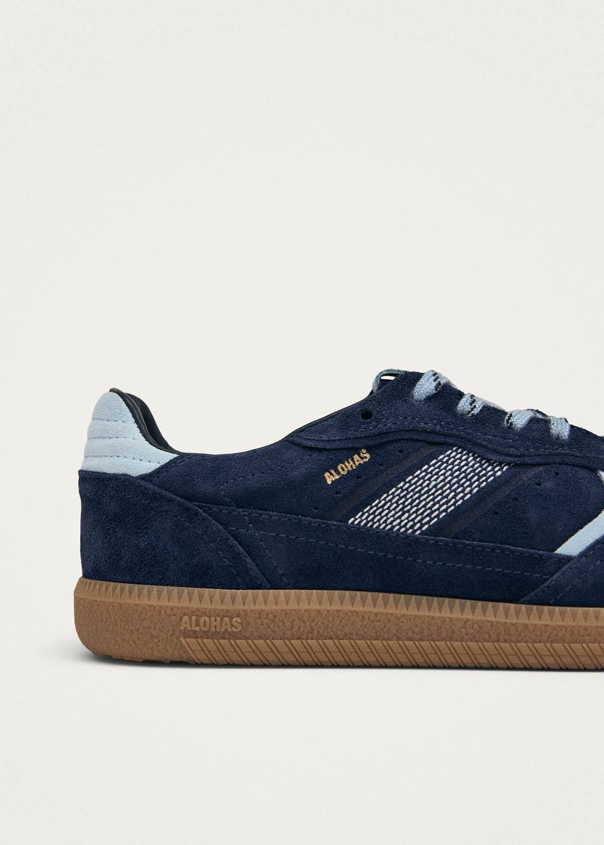 Tb.490 Rife Blue Tones Leather Sneakers