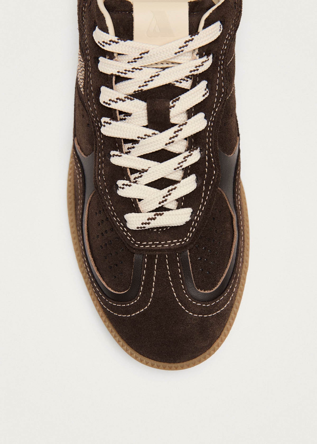 Tb.490 Rife Chocolate Cream Leather Sneakers