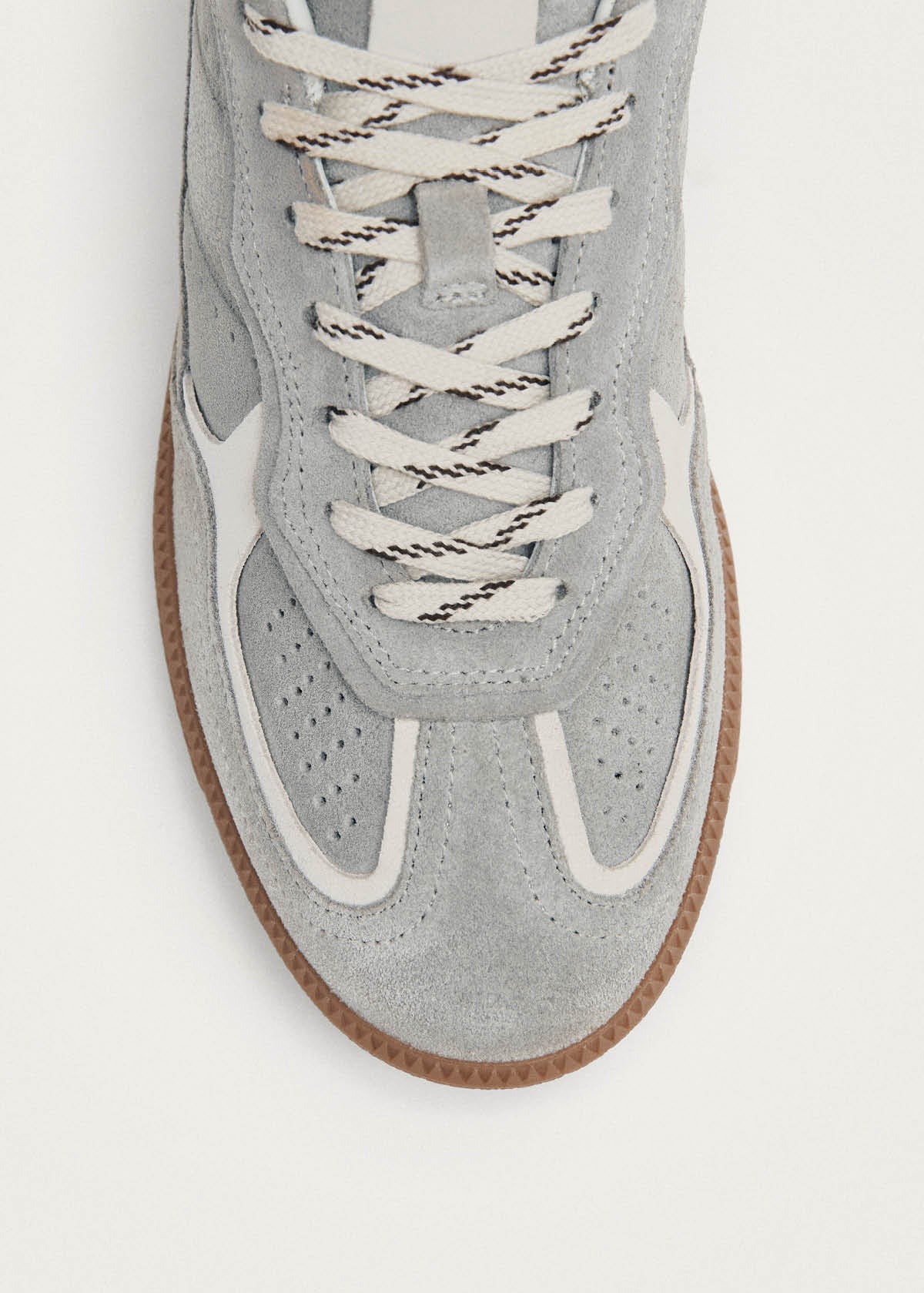 Tb.490 Rife Grey Leather Sneakers
