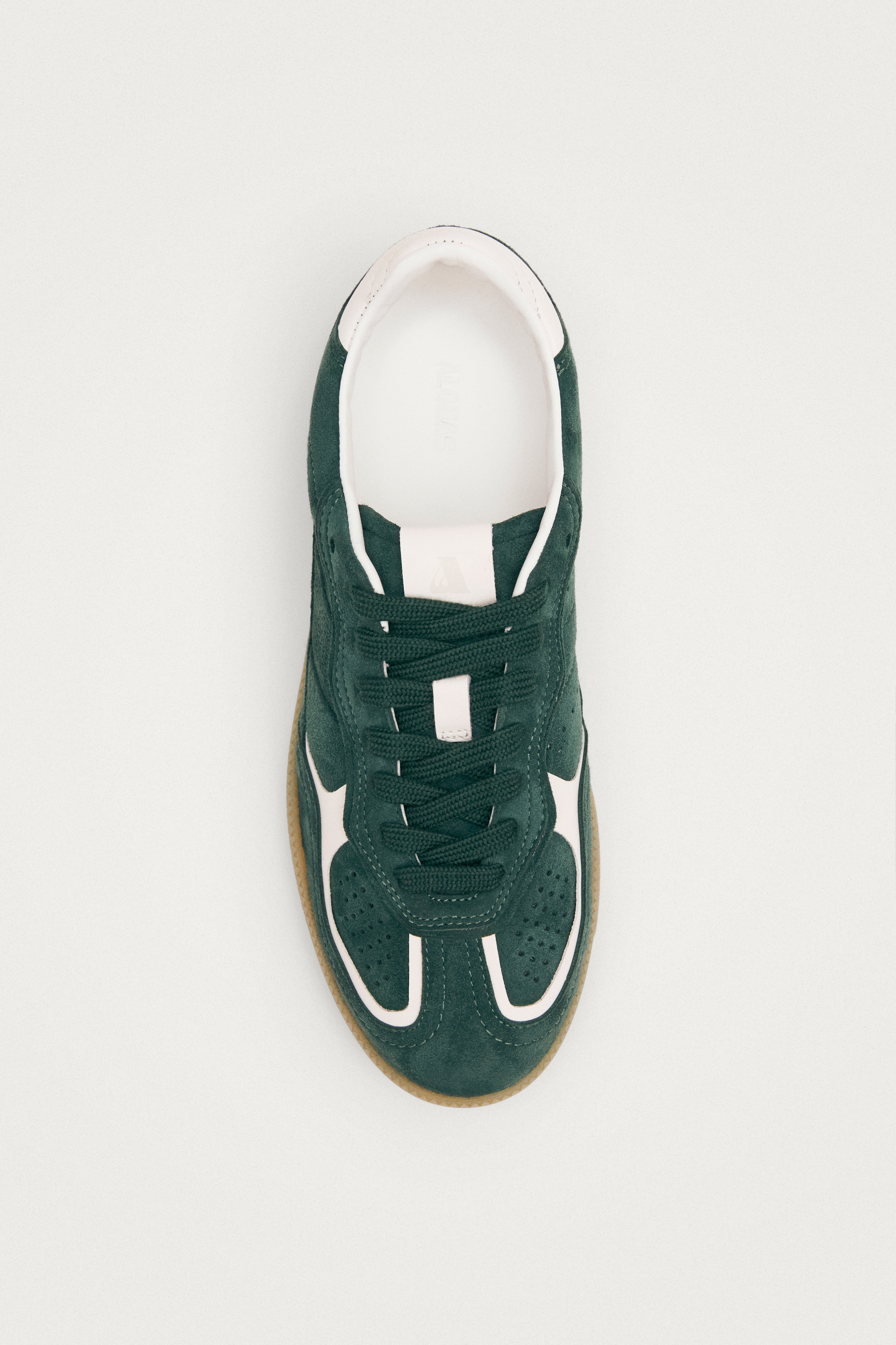 Tb.490 Rife Forest Green Leather Sneakers