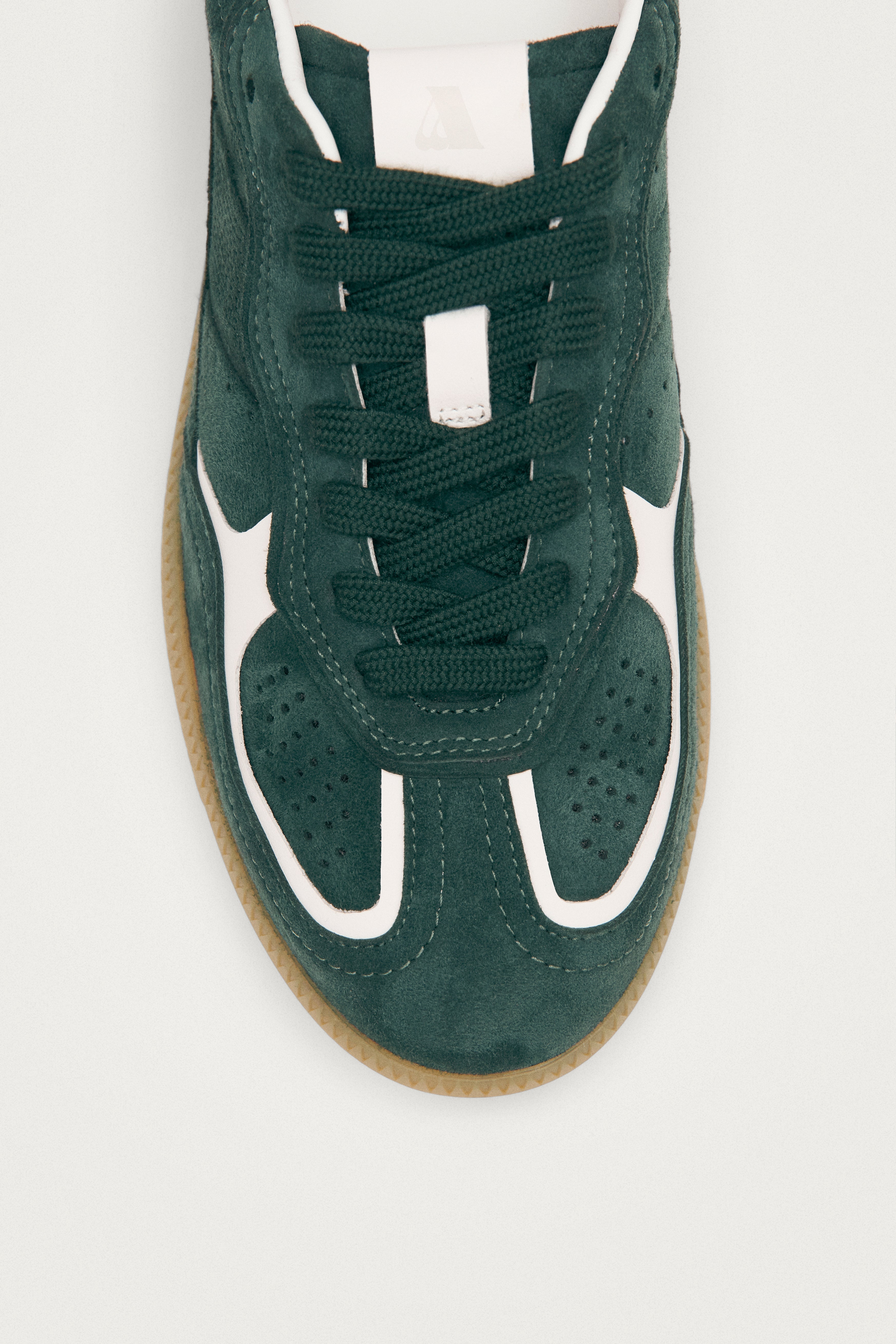 Tb.490 Rife Forest Green Leather Sneakers